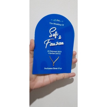 AKRILIK CUTTING NAMA GRAFIR TANGGAL NOMINAL MAHAR