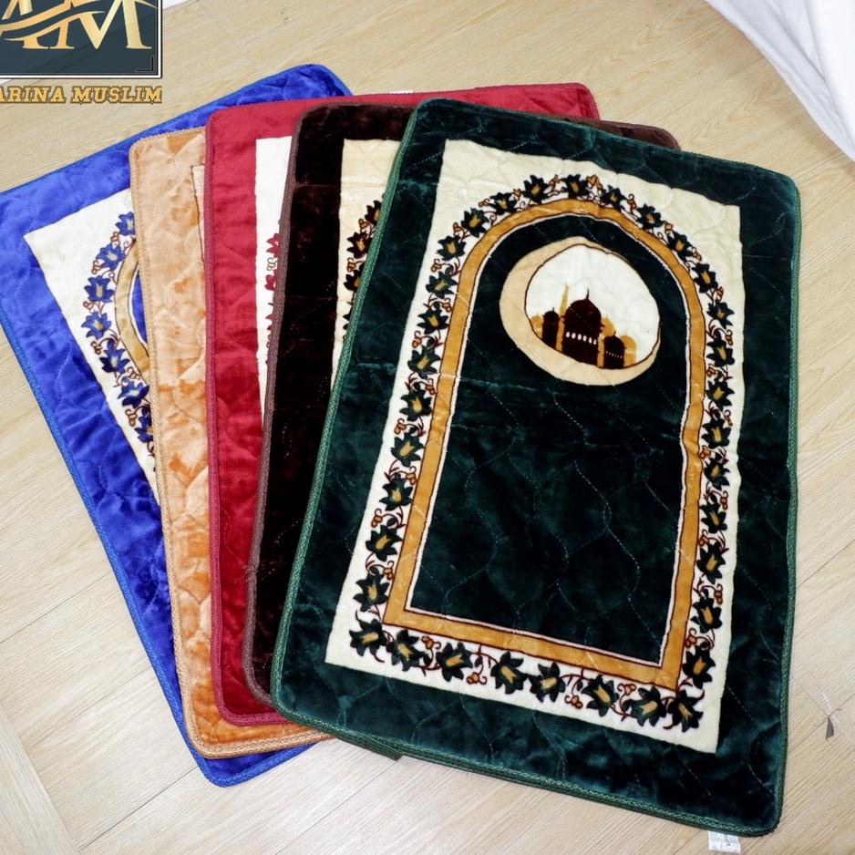 ➽ Sajadah Tebal Busa Turki / Sajadah Jumbo Anti Slip Empuk Berkualitas ✦