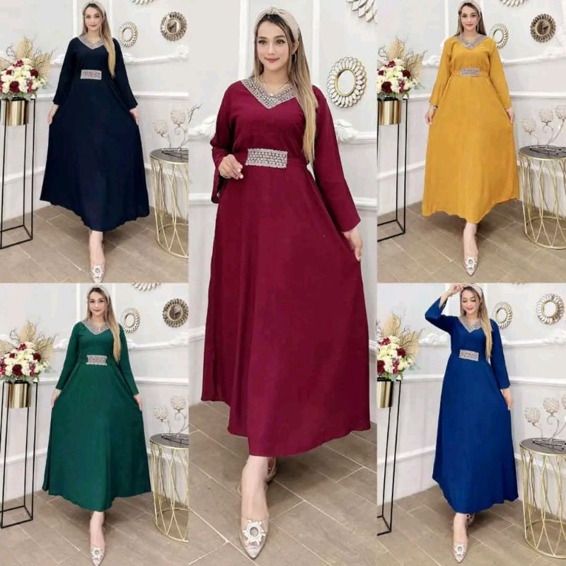 Gamis Kaftan Super Jumbo // Kaftan Madina // Resleting Depan // Gamis Kaftan // Home Dress // Kaftan jumbo Long Kaftan // Big Size // Long Kaftan // busui // cod