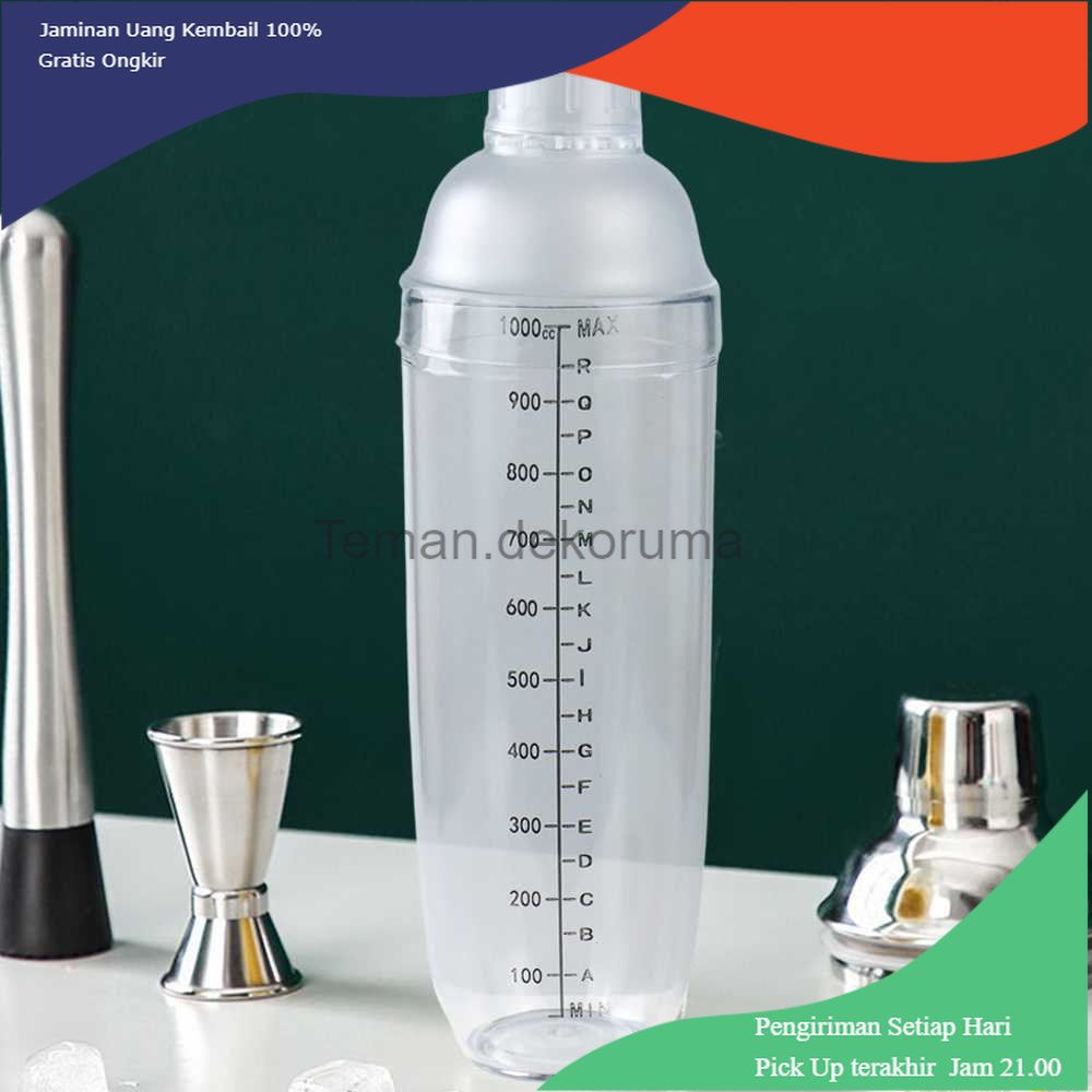 TD - GLS Kimar Cocktail Shaker Mixer Bartender Boston Style 1000 ml - B0569