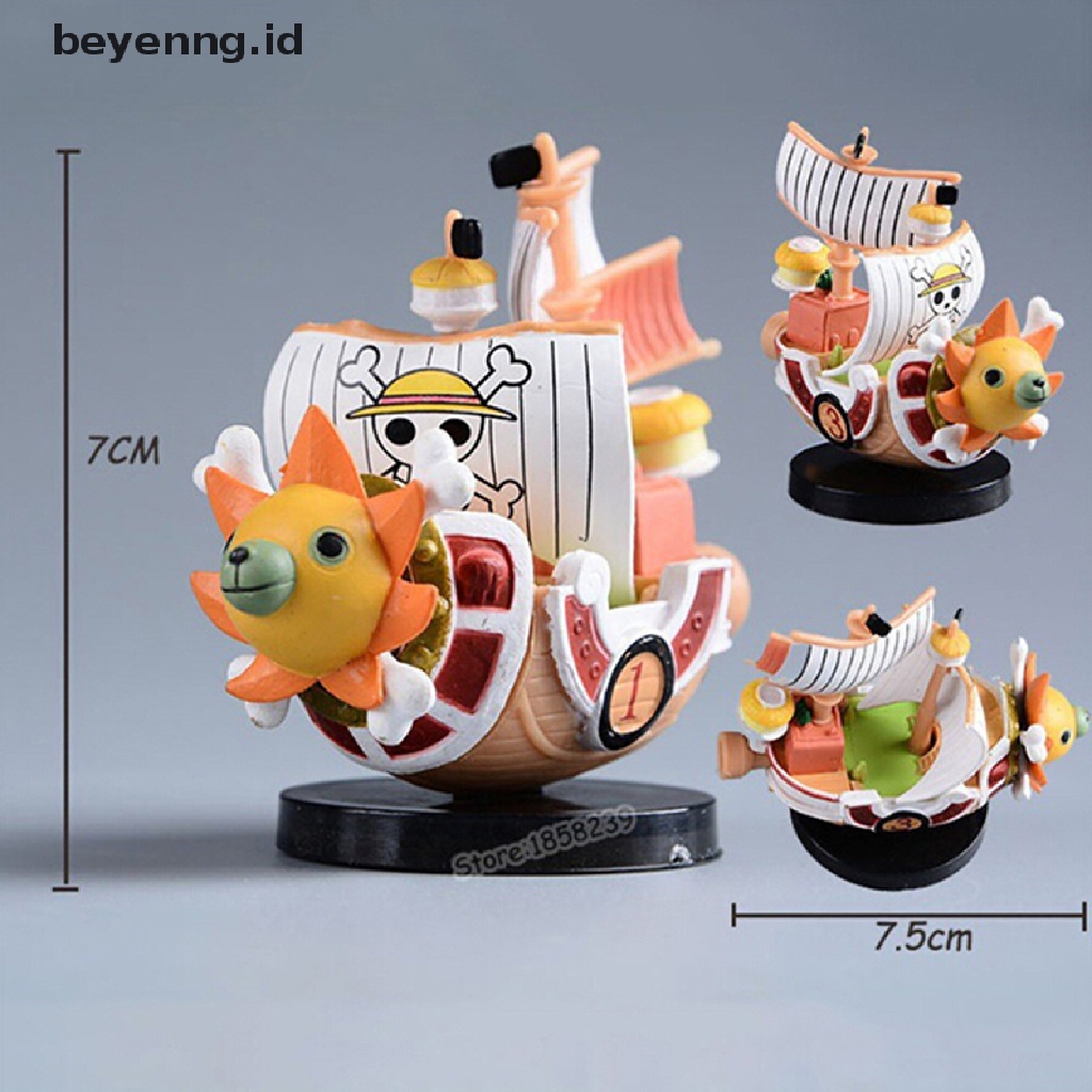 Beyen 1Pc One Piece Going Merry Thousand Sunny Grand Kapal Bajak Laut Action Figure ID