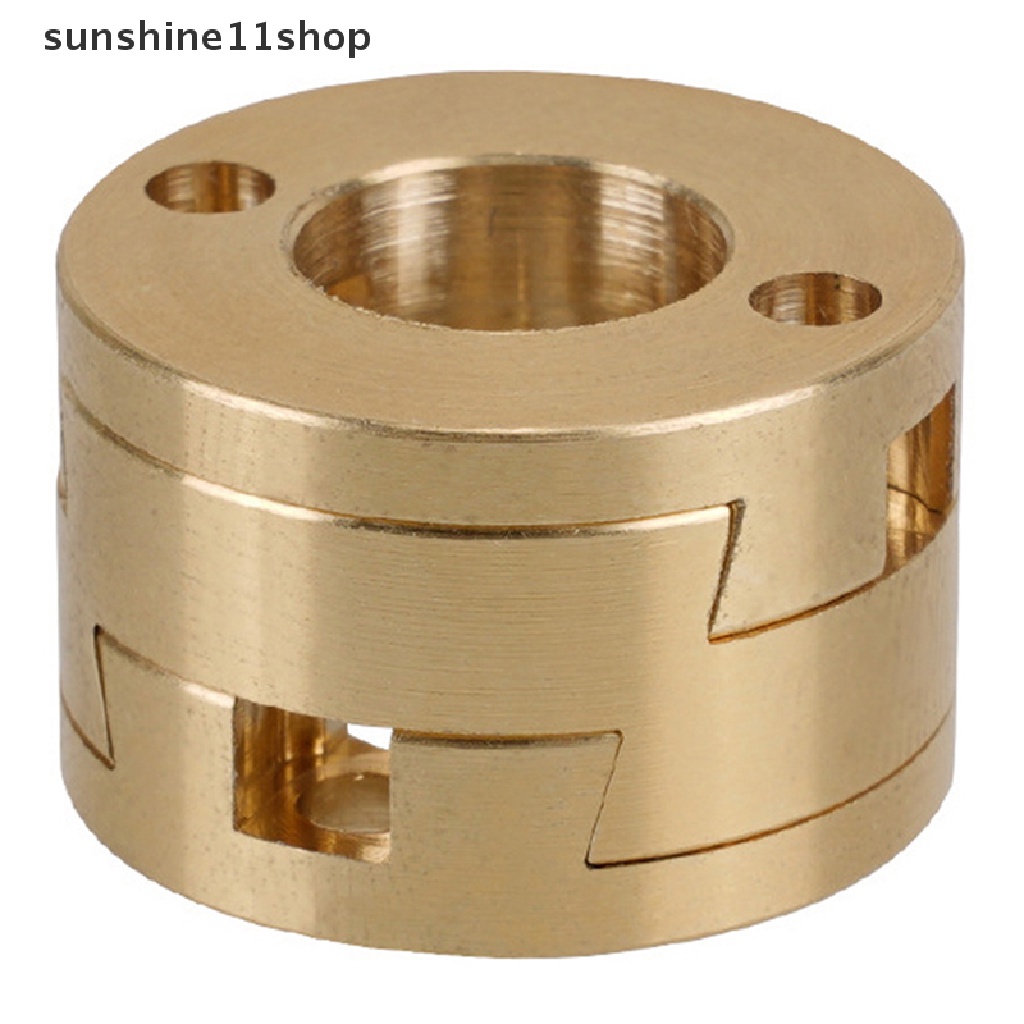 Sho T8 Z axis Round Brass Coupling Untuk VzBoT 3D Printer T8 Z-axis Screw Couplings N