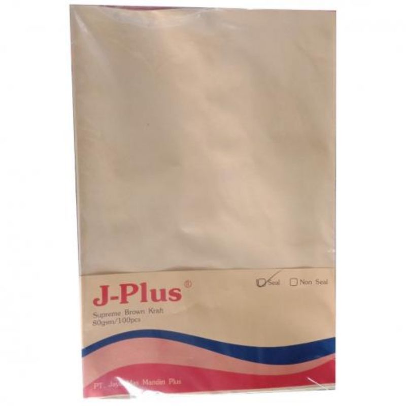 amplop coklat j-plus