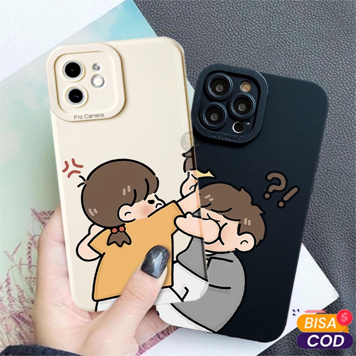Benua Case - Softcase Pro Camera Couple IP XR 11 11 PRO 11 PRO MAX 6 6S 6+ 7 7+ 8 8+ X XS XS MAX 12 
