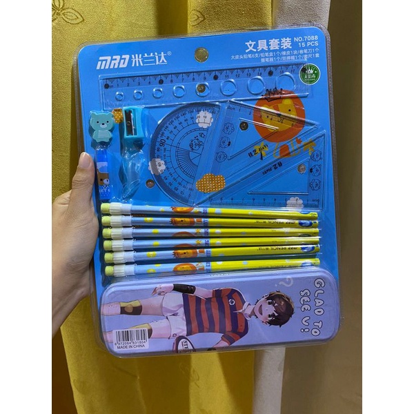 

PAKET ALAT TULIS MURAH ANAK ANAK 15 IN 1