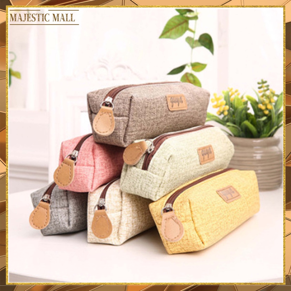 

® Tas Pensil Tempat Alat Tulis Tempat Pulpen Dan Pensil Bahan PU Korean Style Import COD