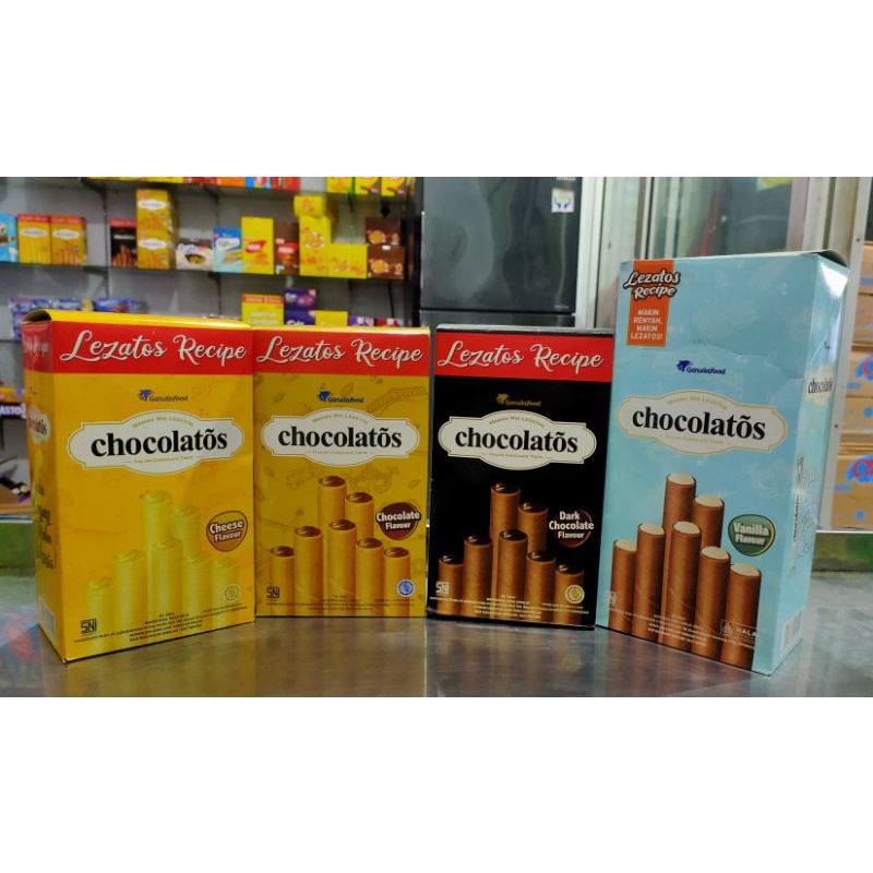 

Chocolatos Wafer Long - Netto 20 pcs x 16 gr