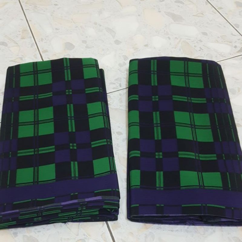 Sarung Samarinda Motif BHS Kotak Samarinda / Halus / Lembut / BHS / Dewasa