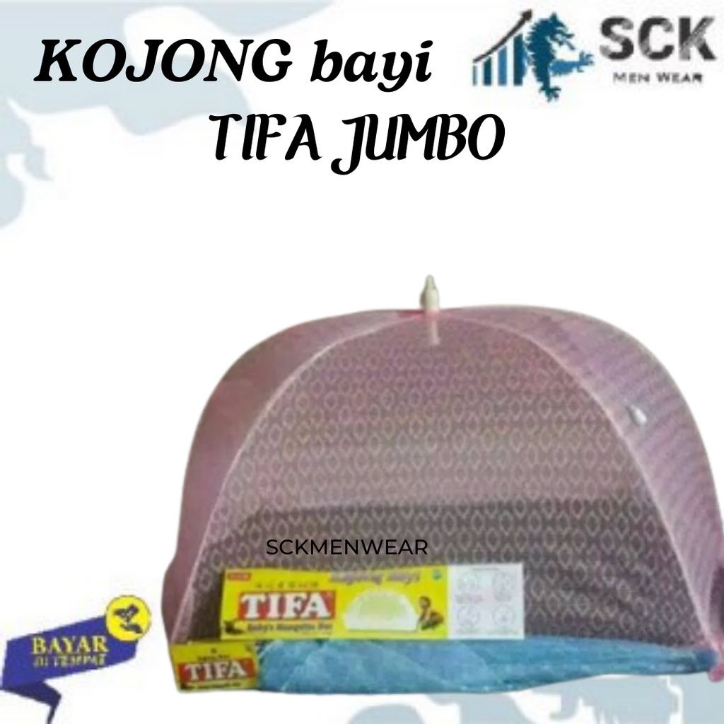 Kojong Bayi TIFA WARNA JUMBO / Perlengkapan Balita / Kelambu Batita / Kebutuhan Anak Kecil - sckmenwear GROSIR