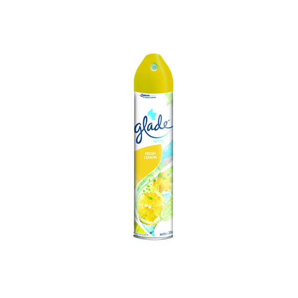 GLADE 2IN1 250ML FRESH LEMON