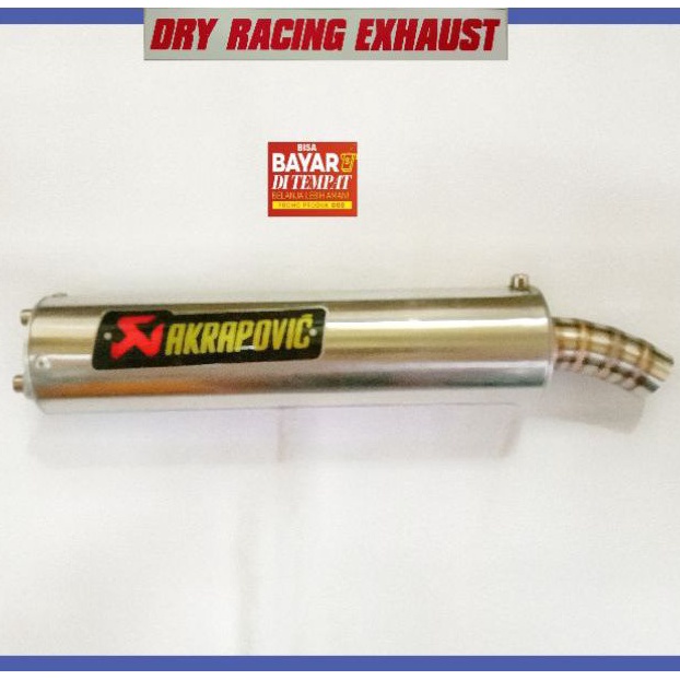 SILENCER KNALPOT NINJA R RR SS/SATRIA 2 TAK/FIZ R/VESPA AKRAPOVIC