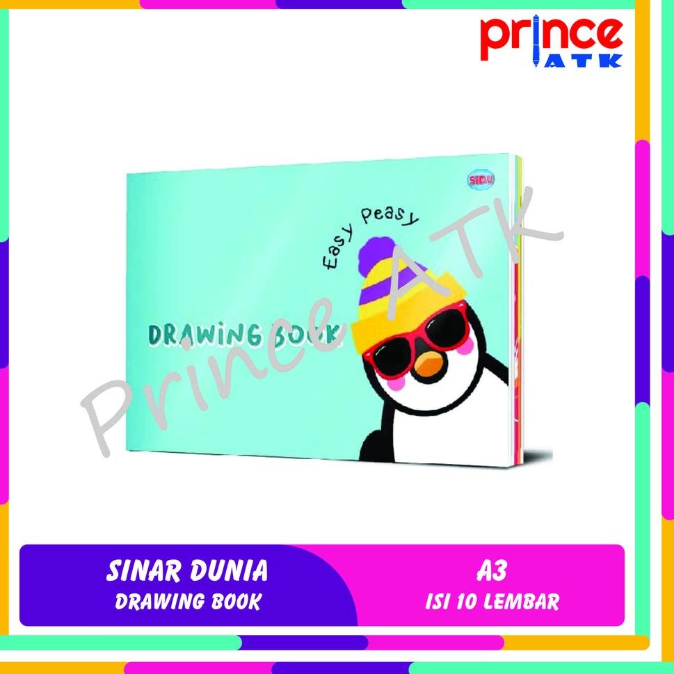

W23 SINAR DUNIA DRAWING BOOK / BUKU GAMBAR A3 ISI 10 LEMBAR TERMURAH ❝❞