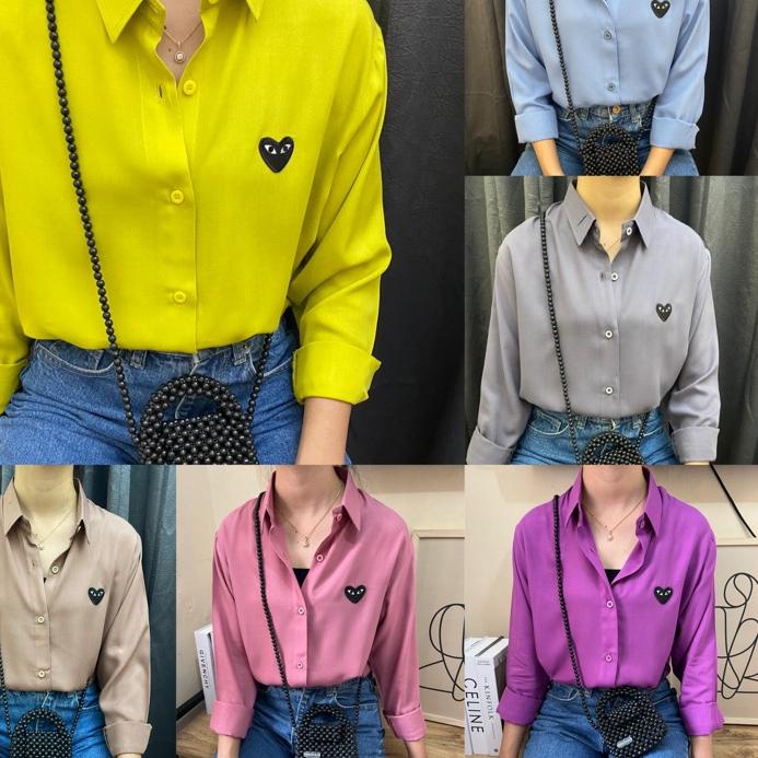 ✵ KEMEJA CDG PLAY ♡