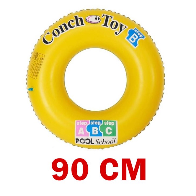 Pelampung Ban Renang Bulat Pelampung Kolam Renang Donat 90Cm Dewasa 4568 Yellow