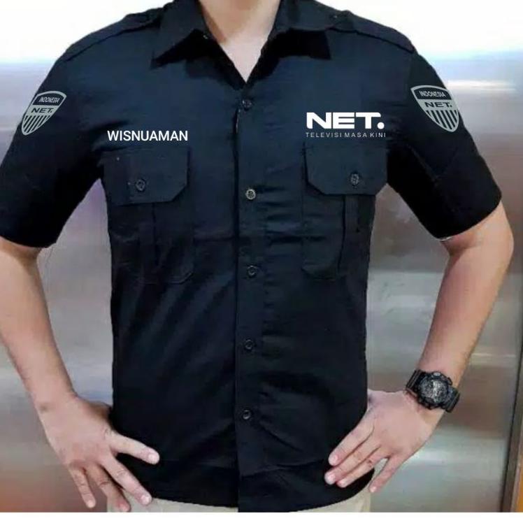 Viral KEMEJA PDL PENDEK CUSTOM BORDIR NAMA/LOGO/INISIAL TERBARU TERMURAH