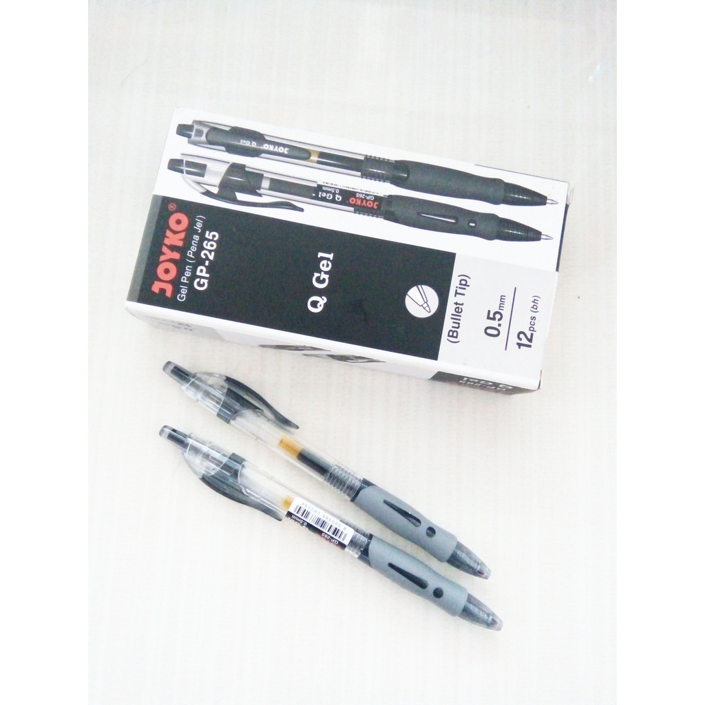 

Pulpen /Bolpen Gel Joyko GP-265 Q-Gel Cetekan Gel Pen 0.5 mm - Satuan
