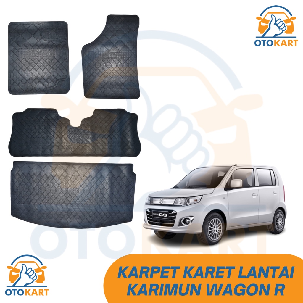 KARPET LANTAI KARET KARIMUN WAGON R / KARPET KARET MOBIL KARIMUN WAGON R / KARPET KARIMUN WAGON R