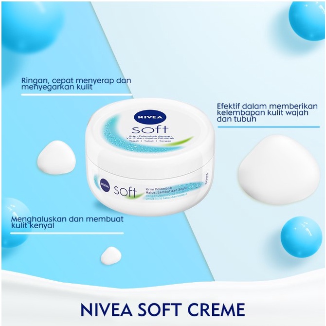 ❤ RATU ❤ Nivea Body Care Extra White Radiant &amp; Smooth Cream 50ml | 100ml | Creme Soft Jar | Krim Pelembab