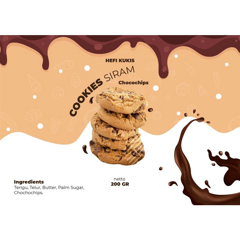 

Cookies Siram varian Chocochips