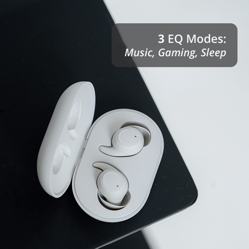 Eggel ComfortBuds Sleep + TWS Bluetooth Earphone with ANC, ENC, Low Latency Mode