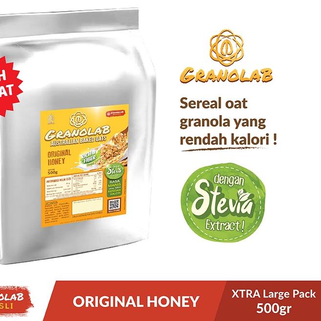 

♣ Granola 500 gr Original Honey - Granolab Muesli ✸