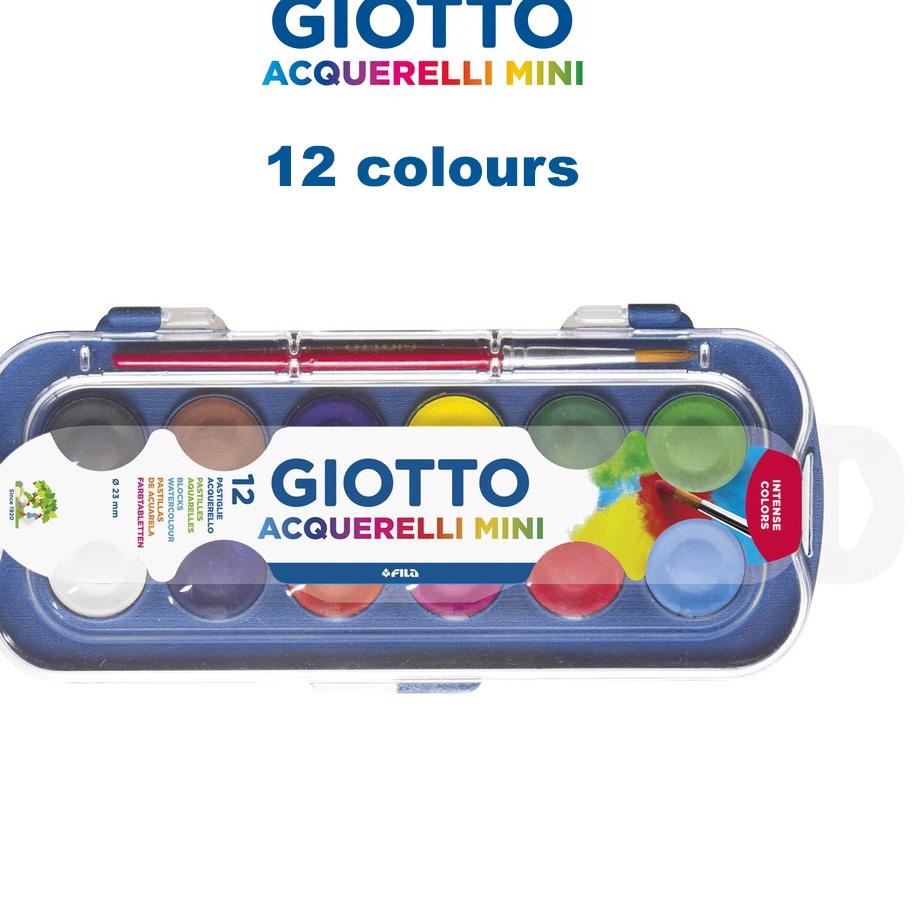 

Segera Serbu Giotto Acquerelli Mini Watercolor Set 12 / Giotto Watercolor Mini 12/ Cat Air Giotto