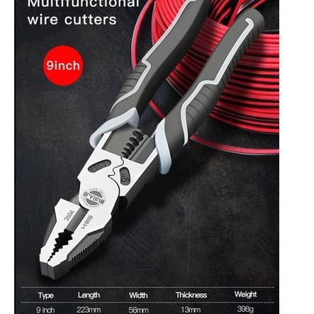 ✻ AIRAJ Multipurpose Wire Cutters Tang Pemotong Kabel Multifungsi 9 inch  ❆