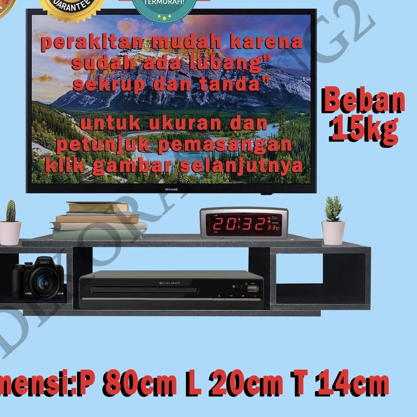 ➮ rak ambalan dinding minimalis - AD10 / rak tv gantung / ambalan tv gantung / rak minimalis / hiasa