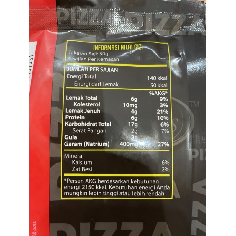 Rious Pizza Mozarella smoke beef by bernardi 180gr