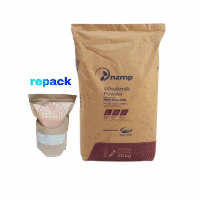 

[ COD ] Susu Bubuk NZMP Full Cream Kiloan Repack 1kg / New Zealand