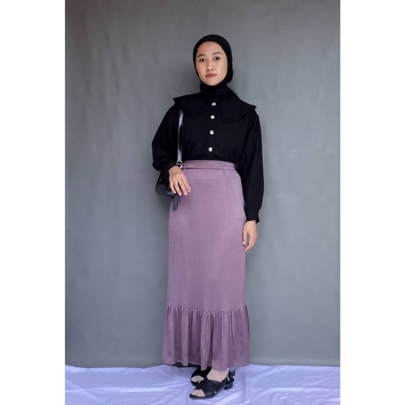 SHEINA MERMAID SKIRT PREMIUM CREDENZA SILK ROK DUYUNG SATIN | ROK KONDANGAN  | ROK SATIN MERMAID ROK