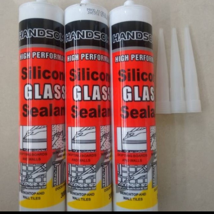 

Tape Lem Botol Handsom Lem Kaca Botol Lem Sealant Botol Clear / White
