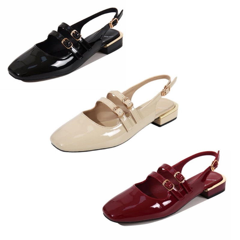 COD BAYAR DITEMPAT!!! 10077 Sandal Wanita Tali Belakang