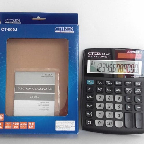 

Kalkulator Citizen CT 600J