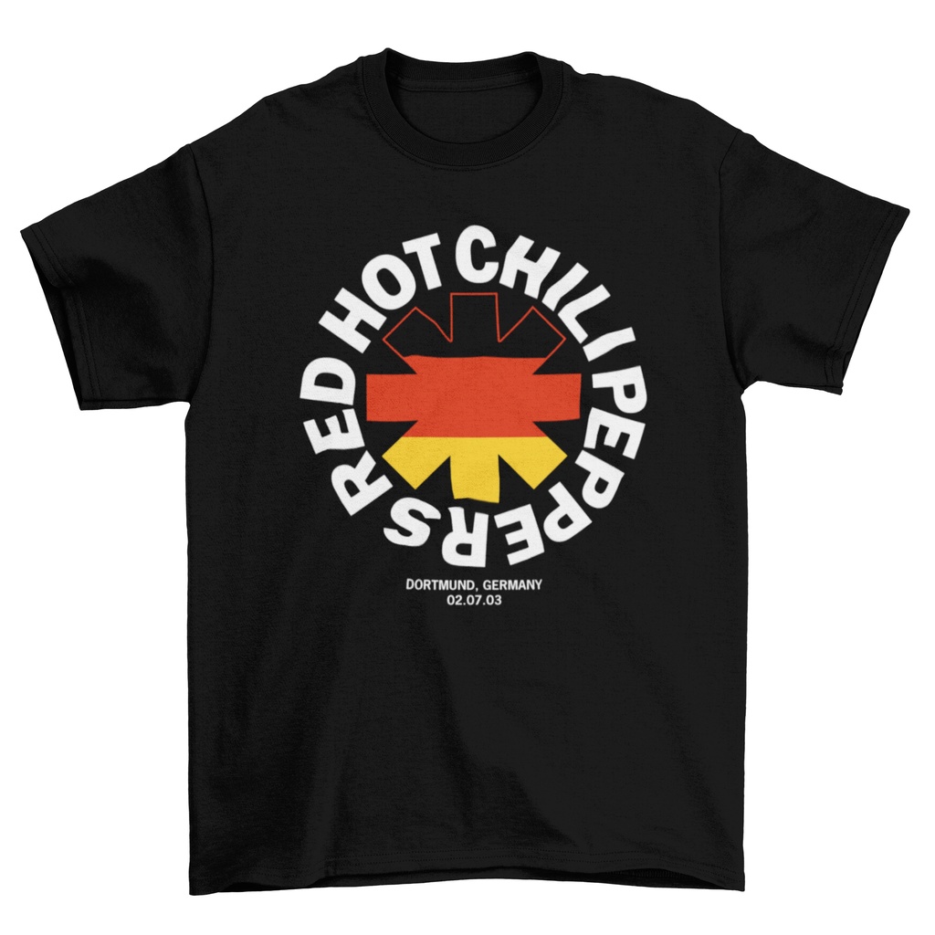 [COD] Tomoinc Kaos Band Red Hot Chili Peppers - Dortmund Germany Unisex Tee