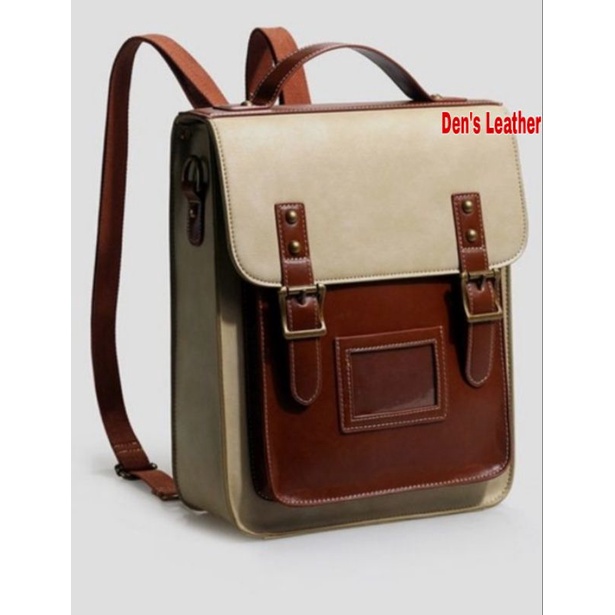Tas ransel kulit original high quality, tas ransel pria kulit asli.DL077