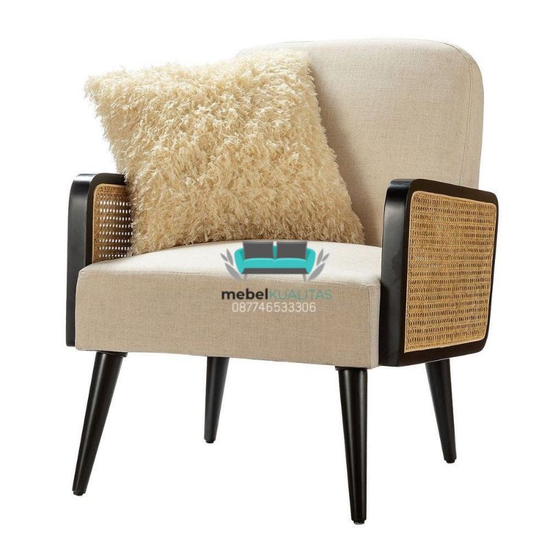 KURSI SOFA ROTAN/ KURSI ROTAN MINIMALIS