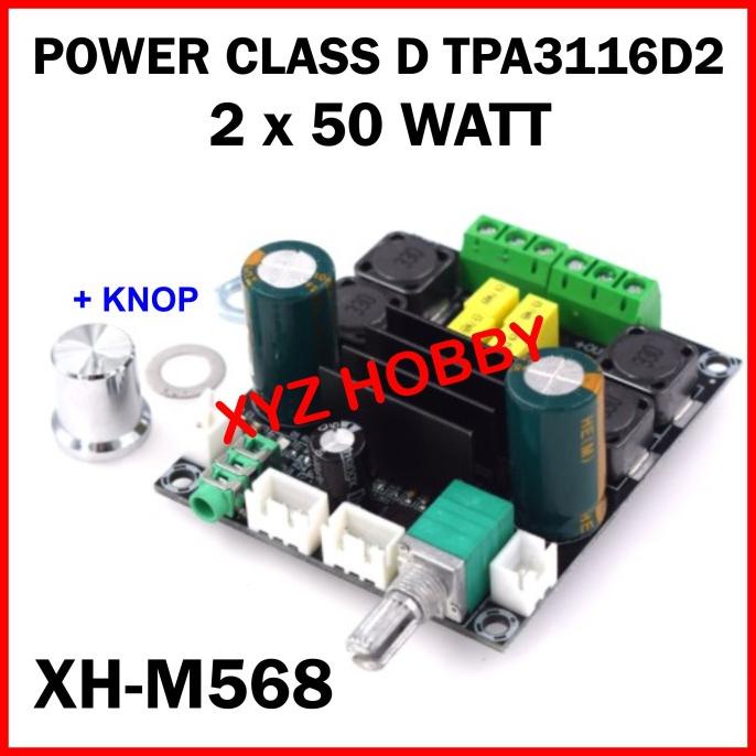 Xh-M568 Tpa3116D2 Power Amplifier Class D Hifi Tpa 3116 3116D2 568