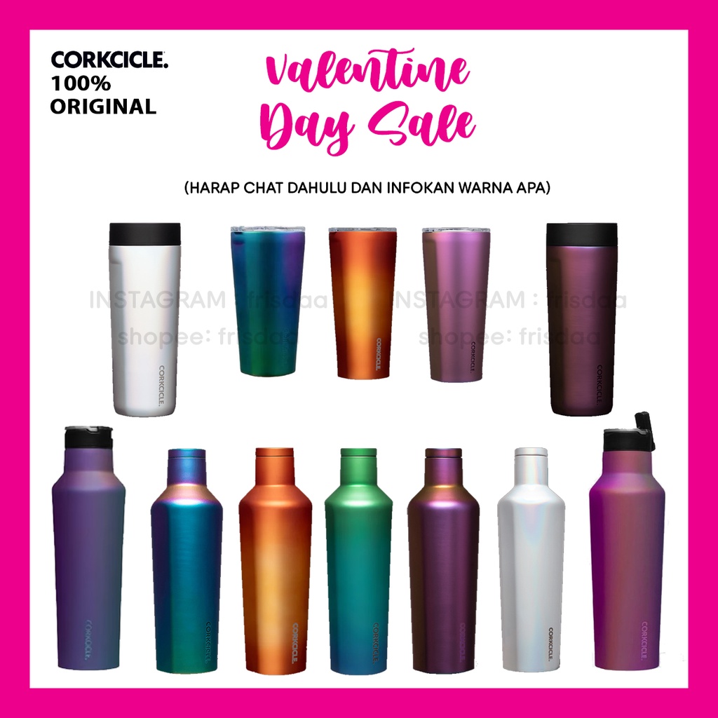 Jual (TERUPDATE) ORIGINAL CORKCICLE CANTEEN TUMBLER USA 1ST HAND JASTIP