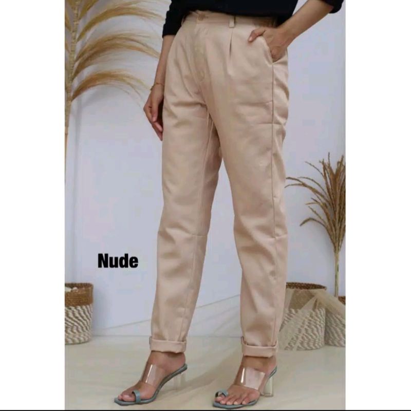 BAGGY PANTS WANITA | CELANA KERJA WANITA JUMBO