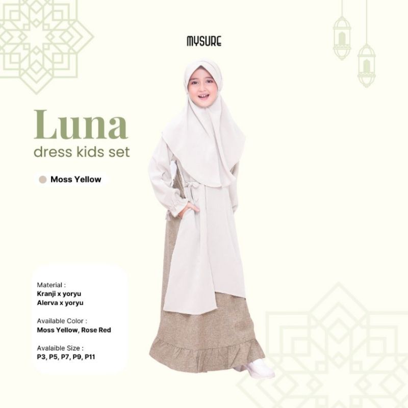 GAMIS ANAK LUNA DRESS BY MYSURE