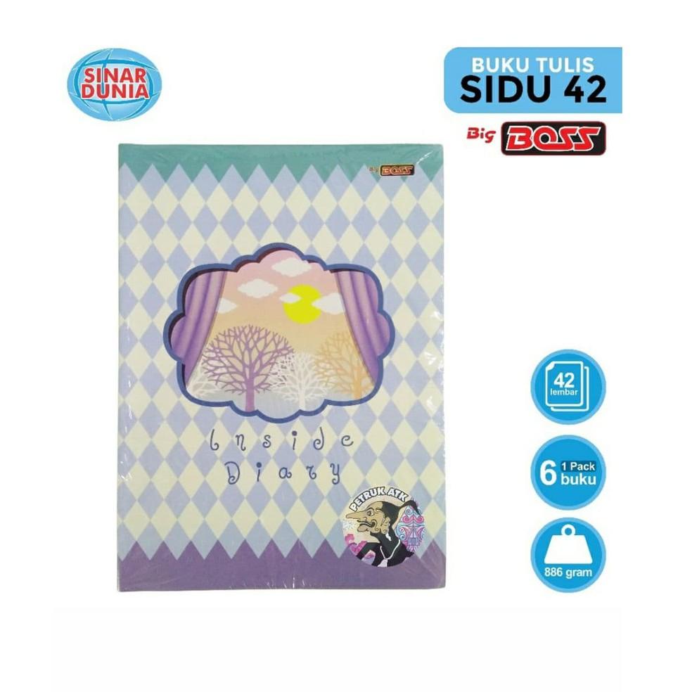 

H32 [PAK] BUKU TULIS BOXY SIDU BIG BOSS 42 LEMBAR (6 PCS) BIG SALE ♩♪