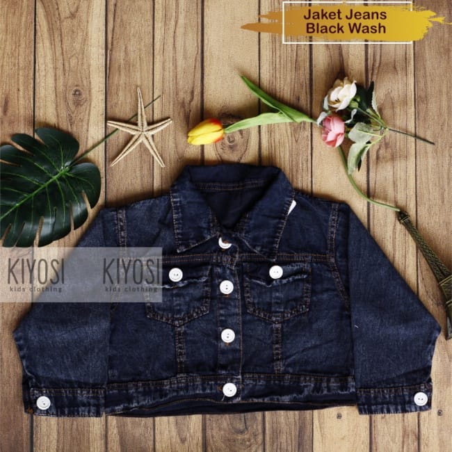 KIYOSI JAKET ANAK LENGAN PANJANG JEANS UNISEX