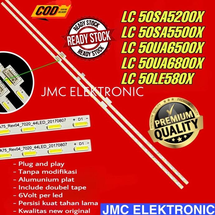 ✼ BACKLIGHT TV LED SHA50SA5200 50SA5500 50UA6500 50UA6800 50LE580 LC-50SA5200 LC-50SA5500 LC-50UA650