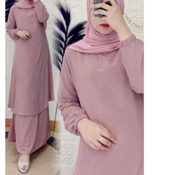 ❅ GAMIS MALAYSIA TERBARU 2023 BAHAN CERUTY COD ✲