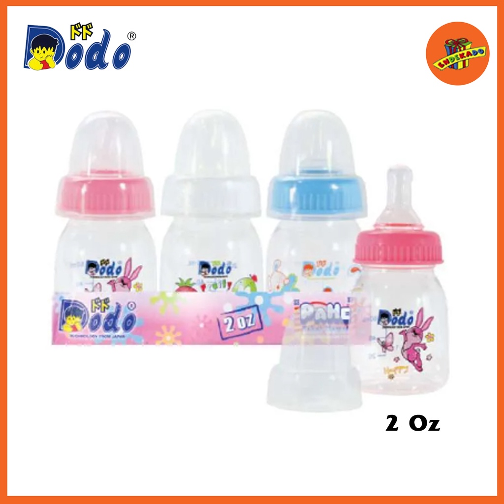 DODO Botol Susu Pahe Eko 2oz 4oz 8oz 9oz - Botol Susu Bayi Makassar