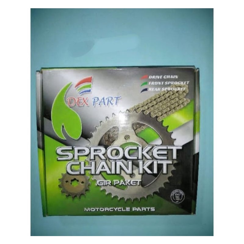 Gear Set Jupiter MX New Gear Rantai Paket Jupiter MX New Kualitas Terbaik