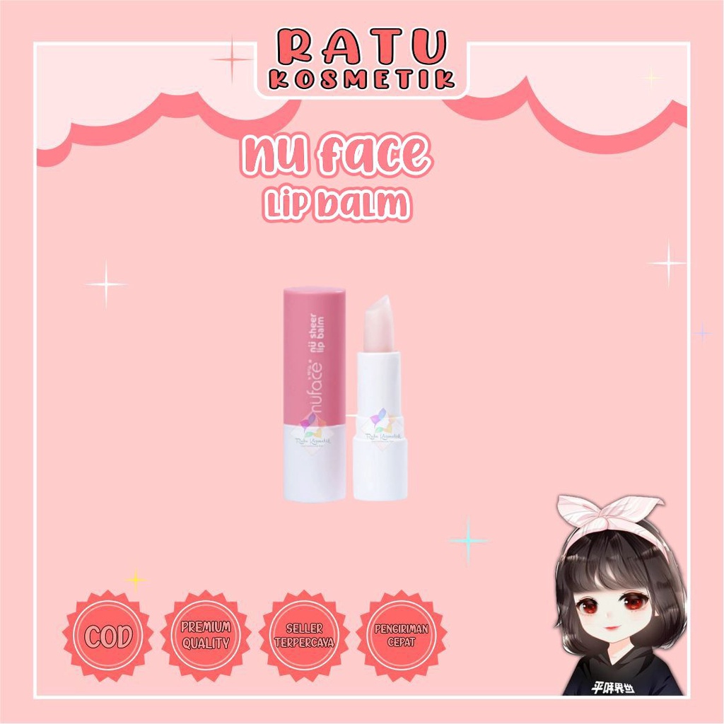 ❤ RATU ❤ Nu Face Nu Sheer Lip Balm | Pelembab Bibir Nuface Nu Glow