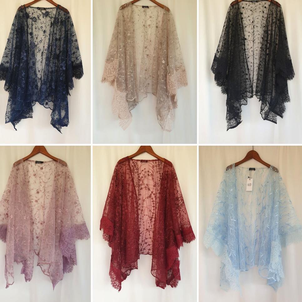 RECOMENDED Kebaya Cape Kilau Jelita Outer by Calisha TOP OUTER CARDIGAN KEBAYA TULLE TILLE MIX BRUKA