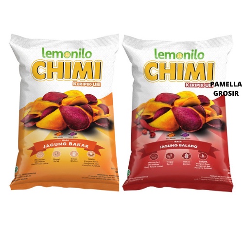 

LEMONILO CHIMI KERIPIK UBI 40GR | SNACK CEMILAN DIET SEHAT I SNACK DIET I CAMILAN DIET SNACK makanan ringan jajanan cemilan camilan pedas asin gurih manis murah